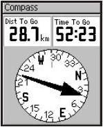 GARMIN Edge 205 Kompass