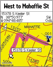 GARMIN eTrex Legend Color Route