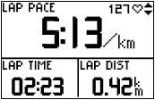 GARMIN Forerunner 301 Runde