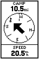 GARMIN Geko 101 Zeiger
