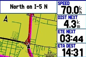 GARMIN GPSMAP278 Auto-Karte