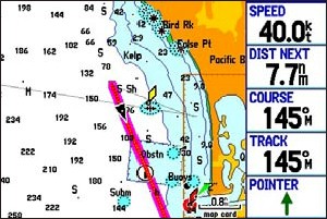 GARMIN GPSMAP278 Marine-Karte