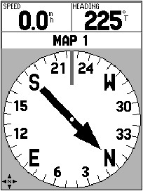 GARMIN GPSMAP76s Kompass