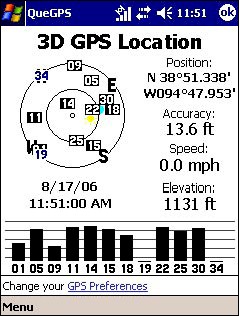 GARMIN iQue M5 Satelliten