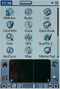 GARMIN iQue 3600 Hauptmenu