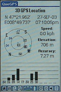 GARMIN iQue 3600 Satelliten