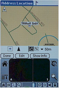 GARMIN iQue 3600 Wegpunkt