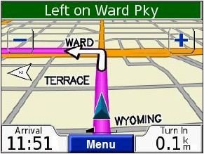 GARMIN Nuvi 300/310/350/360T 3D-Karte