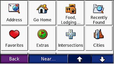 GARMIN Nuvi 660/670 search