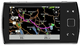 GARMIN nuvifone A50 im Querformat