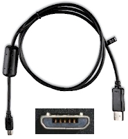 Datenkabel zu GARMIN GPS mit mikro-USB-Stecker