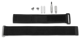 Stoff-Armband schwarz zu GARMIN fenix 3