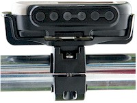 Lenkstangenhalter fuer GARMIN Forerunner/Foretrex 101 mit montiertem GPS-Geraet (GPS nicht im Lieferumfang enthalten)