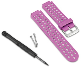 Armband weiss/violett zu GARMIN Forerunner 220