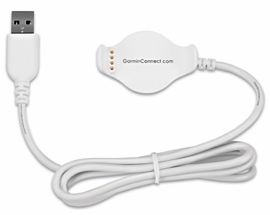 USB-Daten/Ladeklemme weiss zu GARMIN Forerunner 620