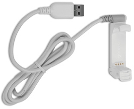 USB-Daten/Ladeklemme weiss zu GARMIN Forerunner 220