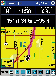 GARMIN Que Karte