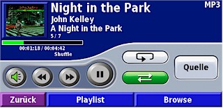 GARMIN StreetPilot 7500 MP3-Player