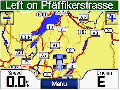 GARMIN Zumo 550 Map during day time
