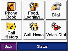 GARMIN Zumo 550 Telephone