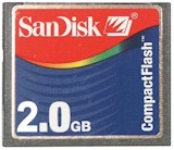 SanDisk 2 GB CompactFlash Speicherkarte