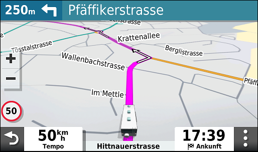 GARMIN Camper 780 - Navigationsanweisung