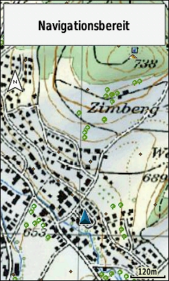 GARMIN Edge 1000 - Karte (Raster-Darstellung)