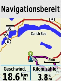GARMIN Edge 520 Karte