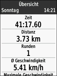 GARMIN Edge 520 Aktivitaeten-Protokoll (1 von 2)