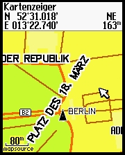 GARMIN Edge 705 Karte