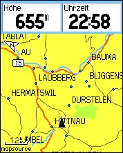 GARMIN eTrex Vista HCx Karte