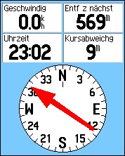 GARMIN eTrex Vista HCx Kompass