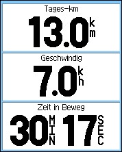 GARMIN eTrex Vista HCx Trip Computer (grosse Ziffern)