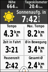 GARMIN eTrex Touch 25/35 - Reisecomputer (kleine Schrift)