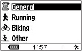 GARMIN Forerunner 205 Einstellungen
