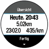GARMIN Forerunner 220 - Uebersicht