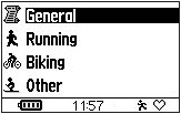 GARMIN Forerunner 305 Einstellungen