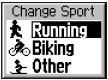 GARMIN Forerunner 305 Sportart