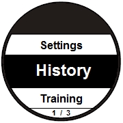 GARMIN Forerunner 405 menu