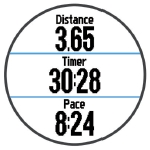GARMIN Forerunner 620 - Data Fields