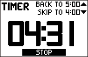 GARMIN Foretrex 401 Timer