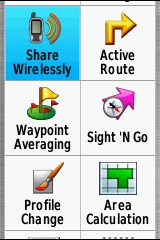 GARMIN GPSmap 62 / 62s / 62st Main Menu (2 of 4)