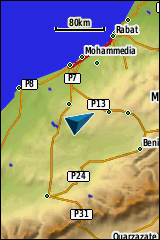 GARMIN GPSmap 64 / 64s / 64st - Grundkarte Beispiel Afrika