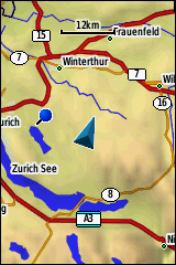 GARMIN GPSmap 64 / 64s / 64st - Grundkarte Beispiel Europa / Schweiz