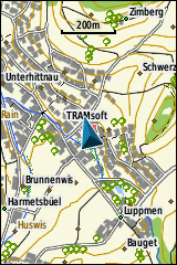 GARMIN GPSmap 64 / 64s / 64st - Topografische Karte der Schweiz, Vektorkarte Hittnau