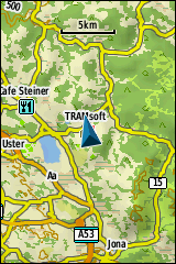 GARMIN GPSmap 64st - Topografische Europakarte Beispiel Zuercher Oberland