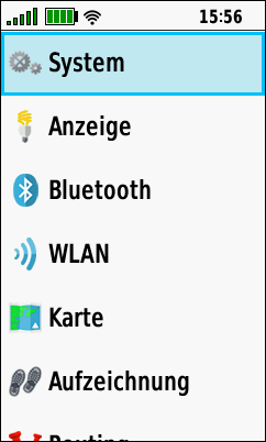GARMIN GPSMAP 66s/st/sr/i - Einrichten in Listenansicht