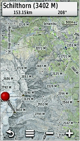 GARMIN Montana 600/650/650t - Topografische Karte der Schweiz mit Raster-Darstellung