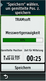 GARMIN Montana 600/650/650t - Wegpunkt-Mittelung
