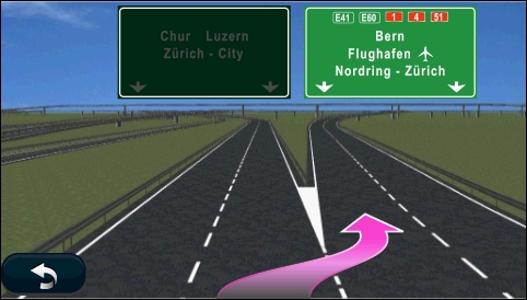 GARMIN Nuvi 1490T - Spurassistent